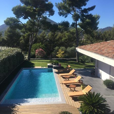 Chambre Luxe Dans Villa De Standing Avec Piscine, Acces Discret Et Independant, Terrasse Arboree Et Parking Prive La Valette-du-Var Buitenkant foto